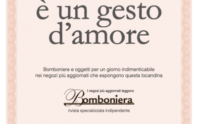 “La bomboniera è un gesto d’amore”