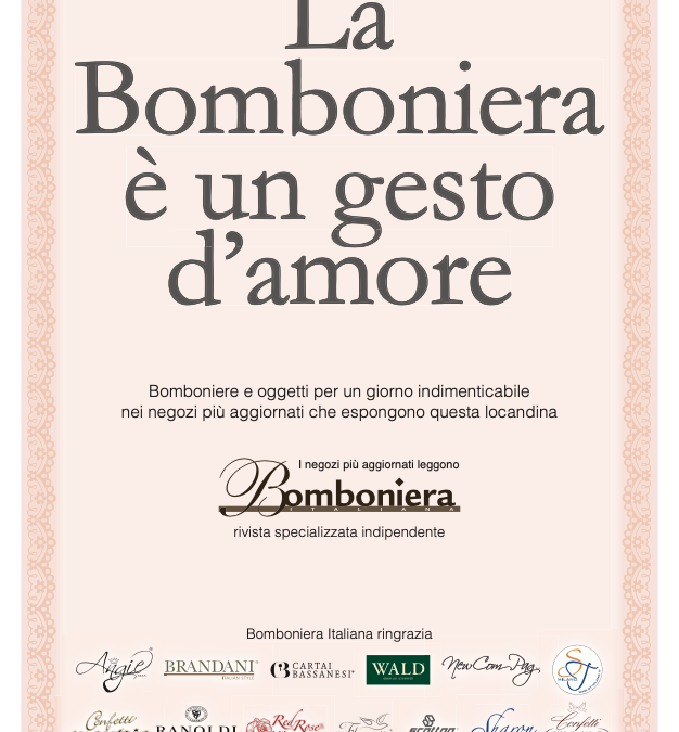 “La bomboniera è un gesto d’amore”